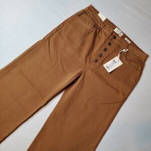 L.T.J. Letter to Juliet Women's Size 30 NWT Genoa High Rise Wide Leg Jeans Brown